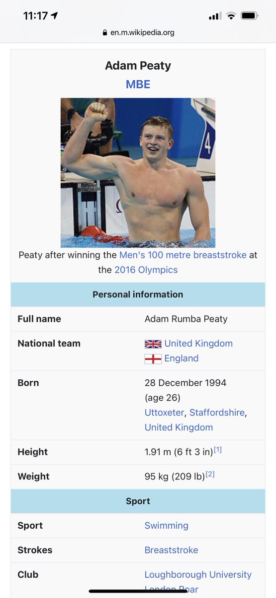 I’ve been informed this morning that someone has given me a new middle name on Wikipedia. Maybe one day I’ll be able to do it justice 🤣🤦🏼‍♂️