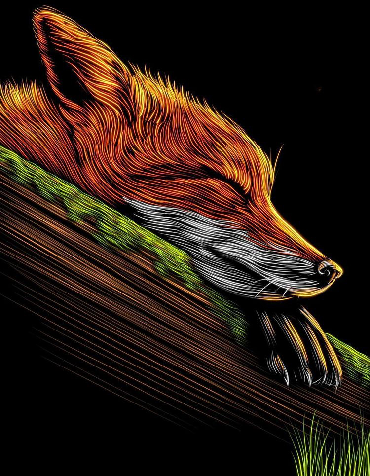 DaniellaDoodles's tweet photo. So…while I was drinking champagne from a cup and working on my crypto art, I managed to create a foxy new drawing 😂.  Here’s a  snippet!  Can’t wait to release this one! https://t.co/Uuffv32UQ2