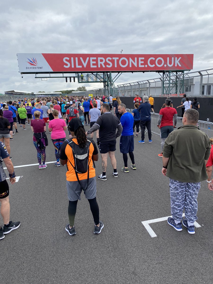 Cragglea1's tweet photo. First run in 2 years and it’s a 10k. @runsilverstone amazing event #runsilverstone https://t.co/dDGFAqp7Fa