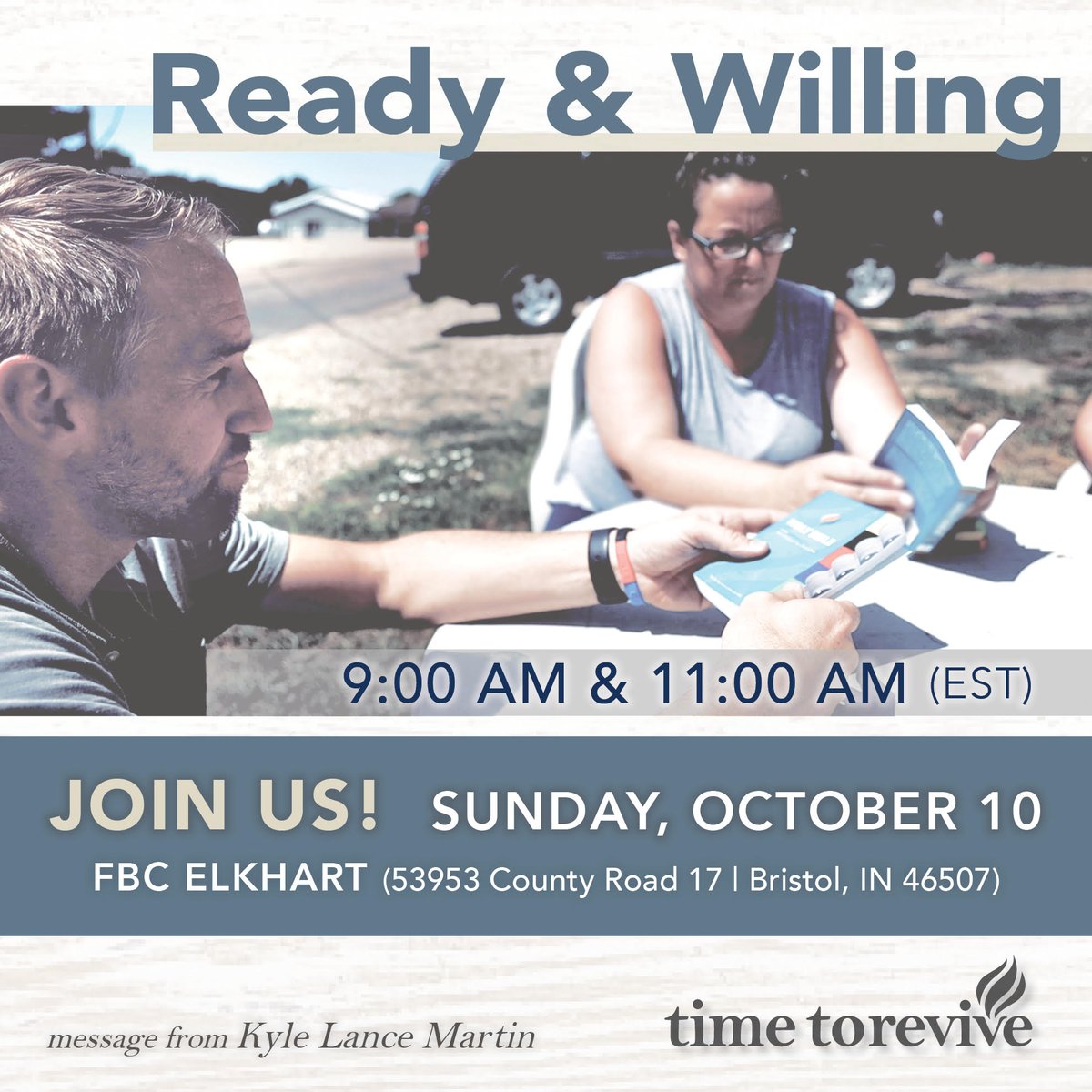 KyleLanceMartin's tweet photo. Kyle will be speaking at FBC Elkhart this morning. If you're in the area stop by and say hi! You can also watch it online at https://t.co/uBmlSSFPyq https://t.co/5pzH6RiI6n