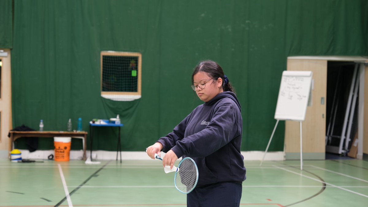 FairviewBofA's tweet photo. Here students can be seen practicing badminton which requires both cognitive flexibility and physical agility, which are skills that can be demonstrated by a #BalancedLearner #FairviewBofA #MYP #IB https://t.co/ggCpkslK9r