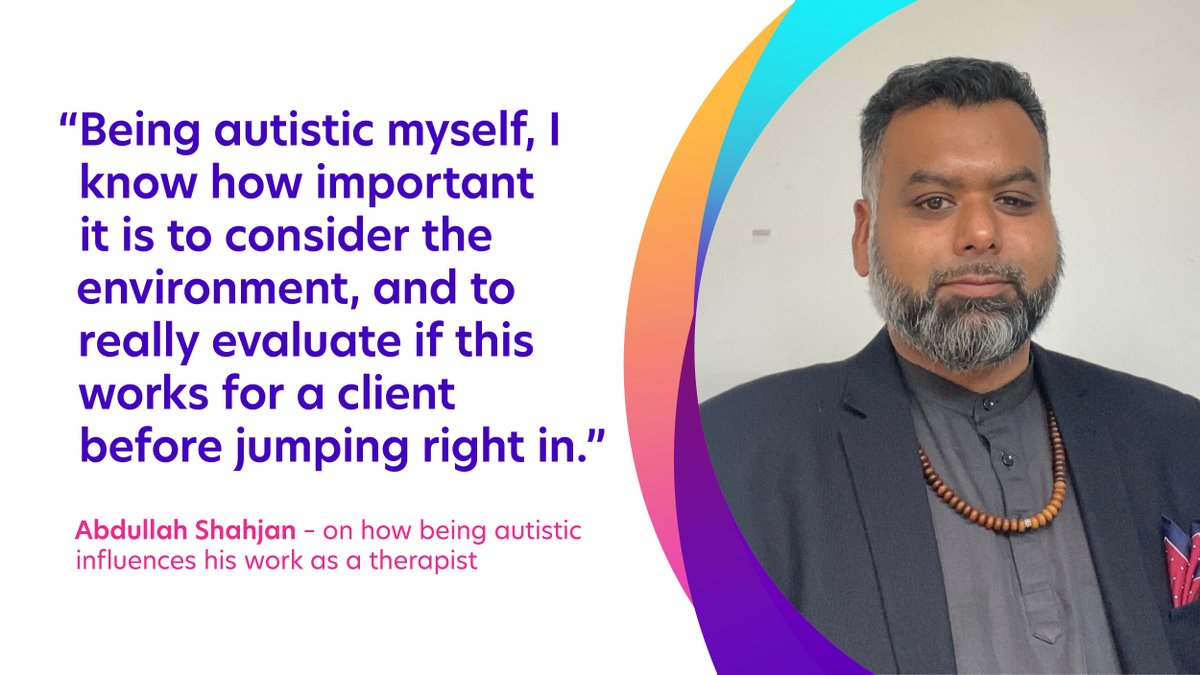 For #WorldMentalHealthDay, we caught up with Abdullah. He’s an autistic therapist who helped develop our Good practice guide for mental health professionals. We discussed why it's important to adapt support &amp; how being autistic influences his work: bit.ly/3Bp3zGy