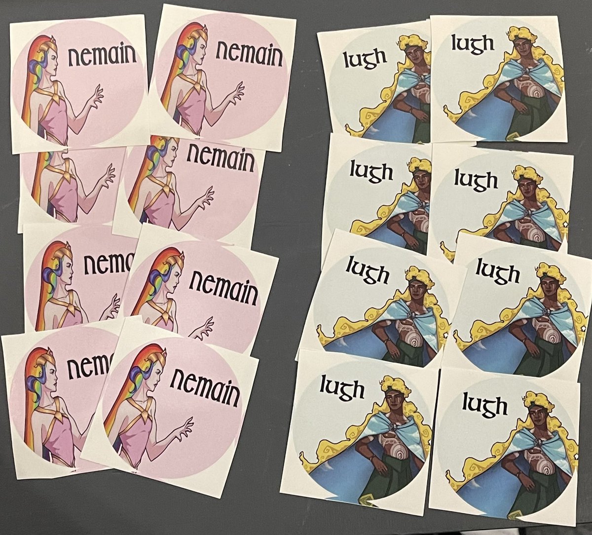 A happy 4th day <a href="/EGX/">EGX</a> 

We’re here until 6pm in the #RezzedZone right by the entrance!

Come and collect our custom Lughnasadh Game merch. Who will you choose be?
 #TeamNemain or #TeamLugh 

#EGX2021 #IndieGameDev #indiedev #indiegames #gamedev