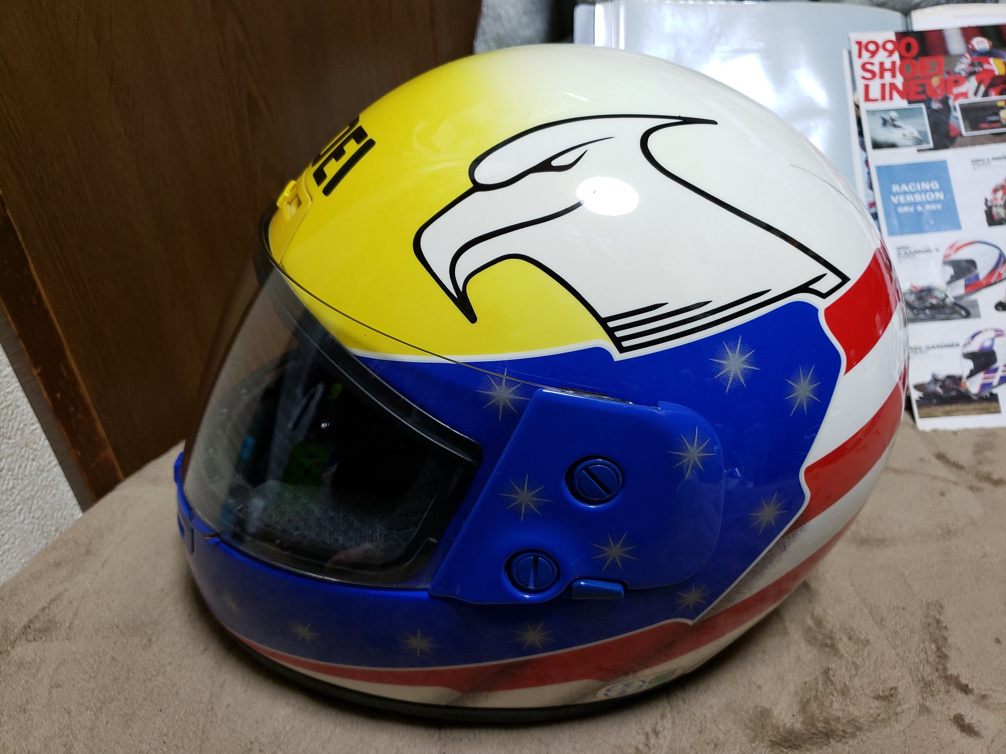 BELL ベル　ジョンコシンスキー　レプリカ ヘルメット　袋付き SHOEI X-Fifteen ジョン・コシンスキーレプリカ | カスタム