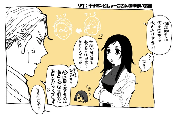 リク:ナナミンとしょーこさんのゆるい会話

1個上にイジられやすい七海 
