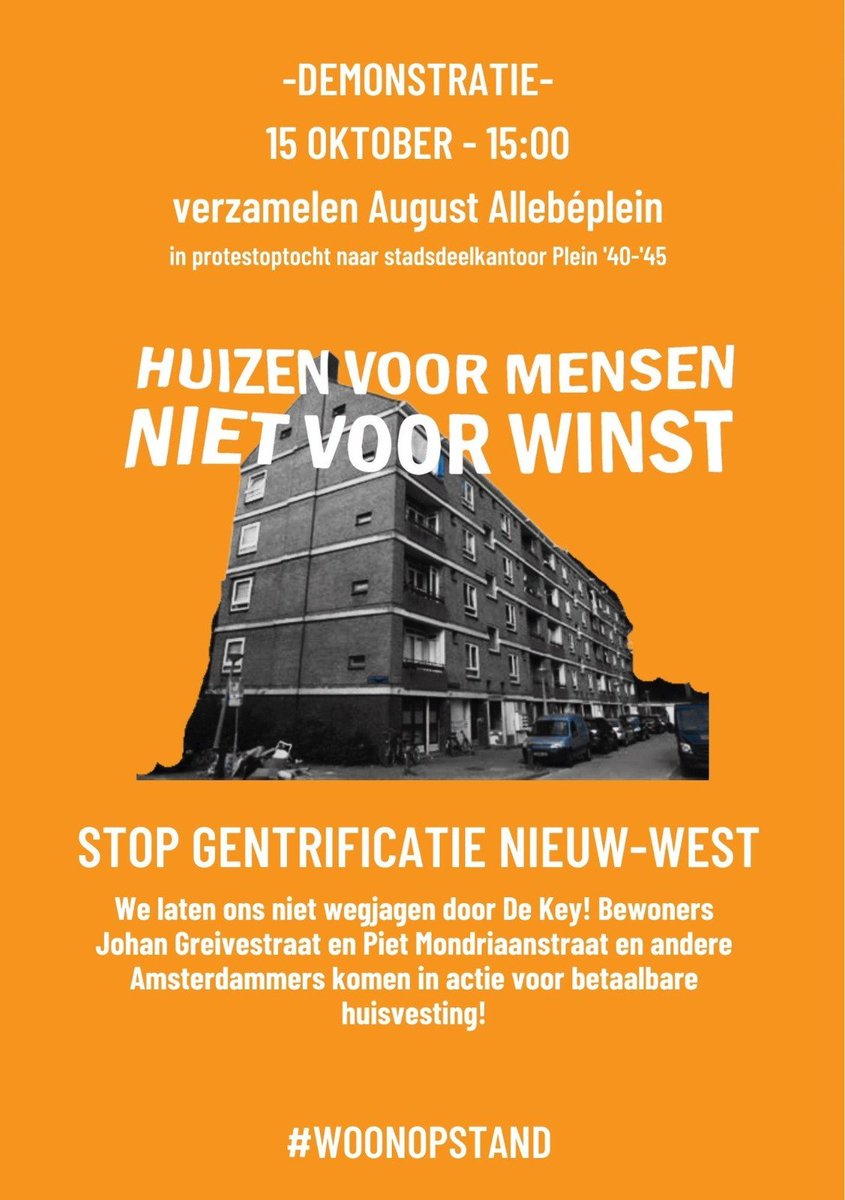 tayfun_balcik's tweet photo. Jongeren die in Nieuw-West zijn geboren en opgegroeid willen in Nieuw-West blijven wonen. Onze toekomst wordt gesloopt door gentrificatiebeleid. Tot hier en niet verder, wij blijven hier! https://t.co/gawnsBFDcX