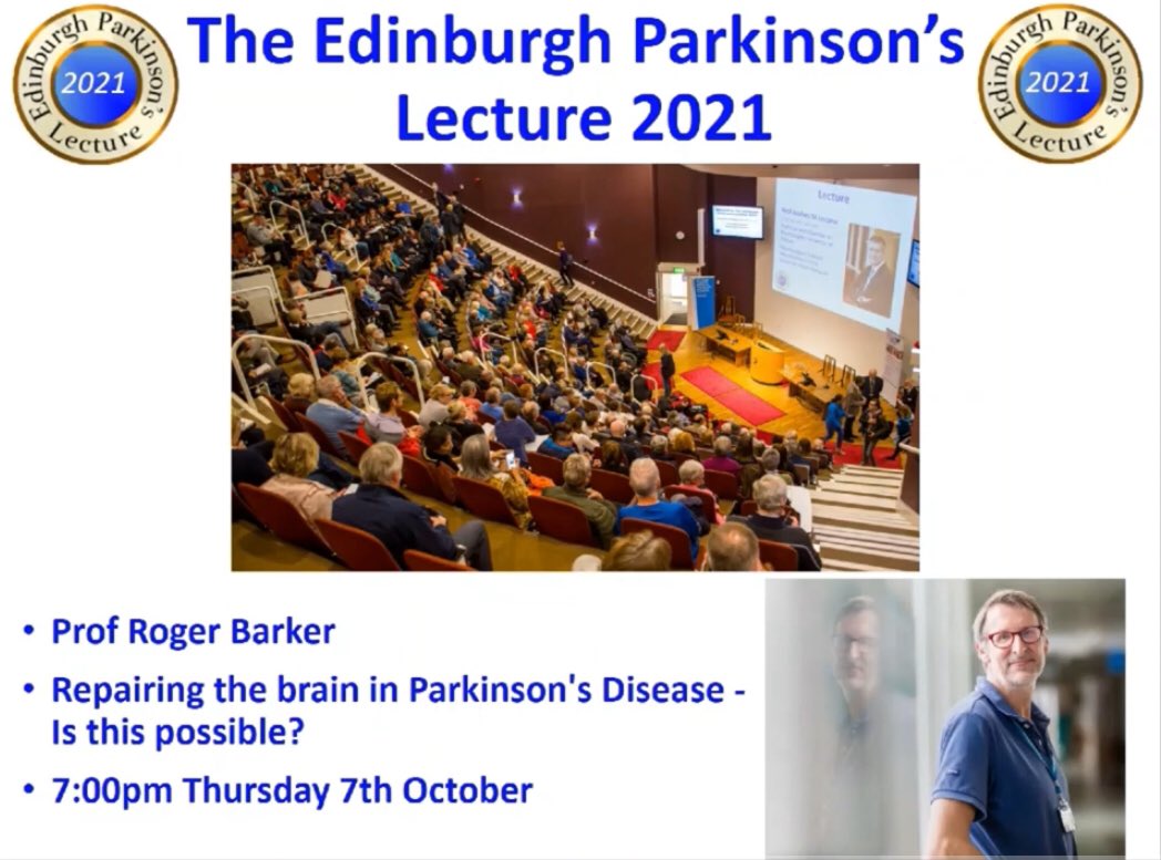 Can the damage from PD in the Brain be repaired? Full recording on you tube of this year’s Edinburg Parkinson’s Research Interest Group lecture youtu.be/oZjqKvfqM_k