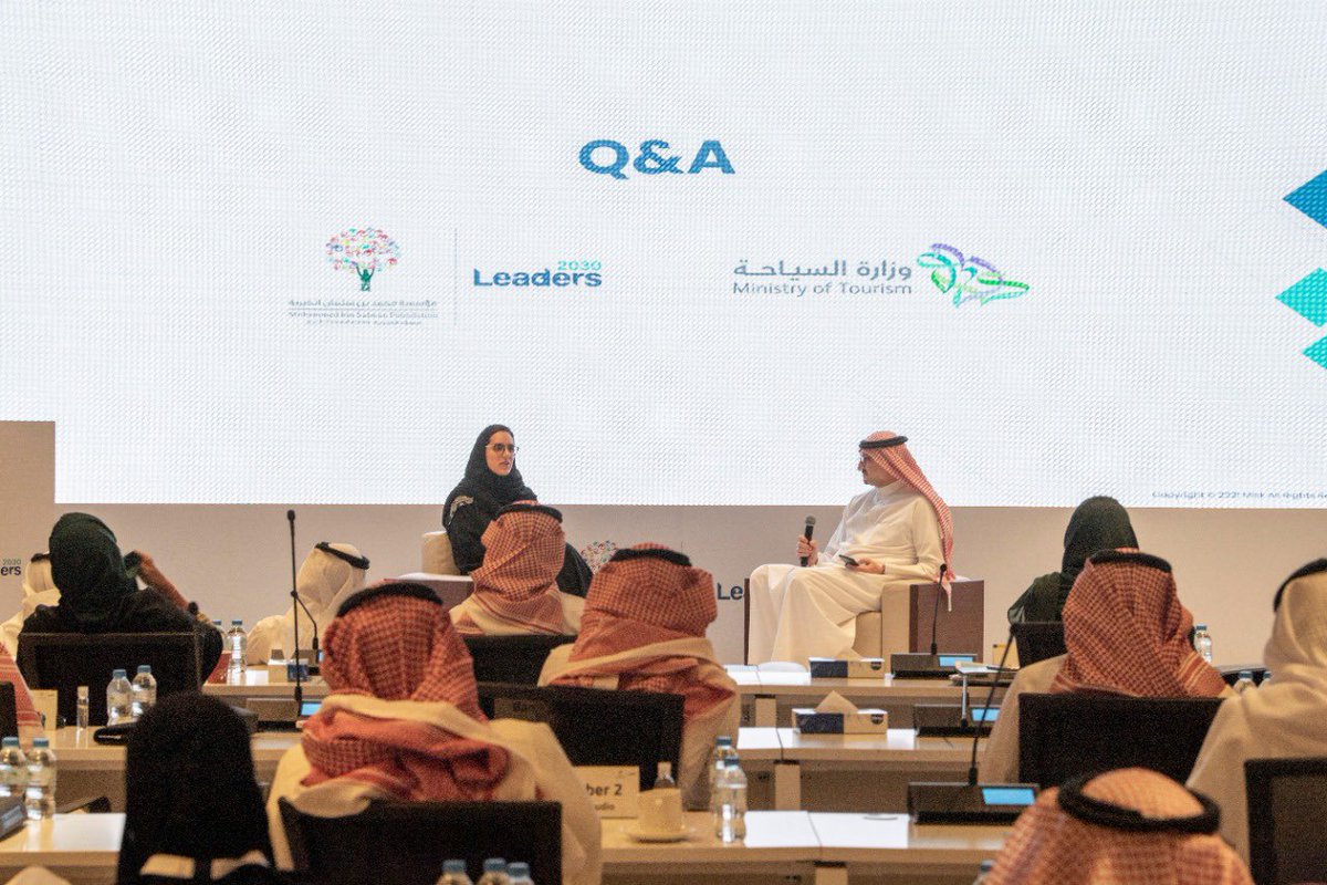 فخورة اليوم بلقاء #قادة_2030_للمملكة في <a href="/MiskKSA/">Misk Foundation | مسك</a> حيث ستثري تجاربهم و خبراتهم تحقيق رؤية المملكة. نتطلع إلى ما سيقدمه القادة من حلول للتحديات الحالية والمستقبلية في قطاع السياحة!