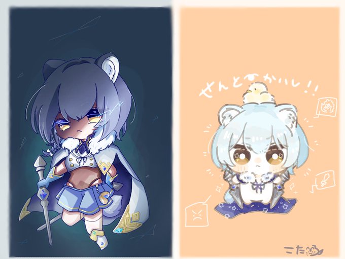 キャラを持てる限りの力を使って可愛い絵柄とかっこいい絵柄で描きわけるのtwitterイラスト検索結果