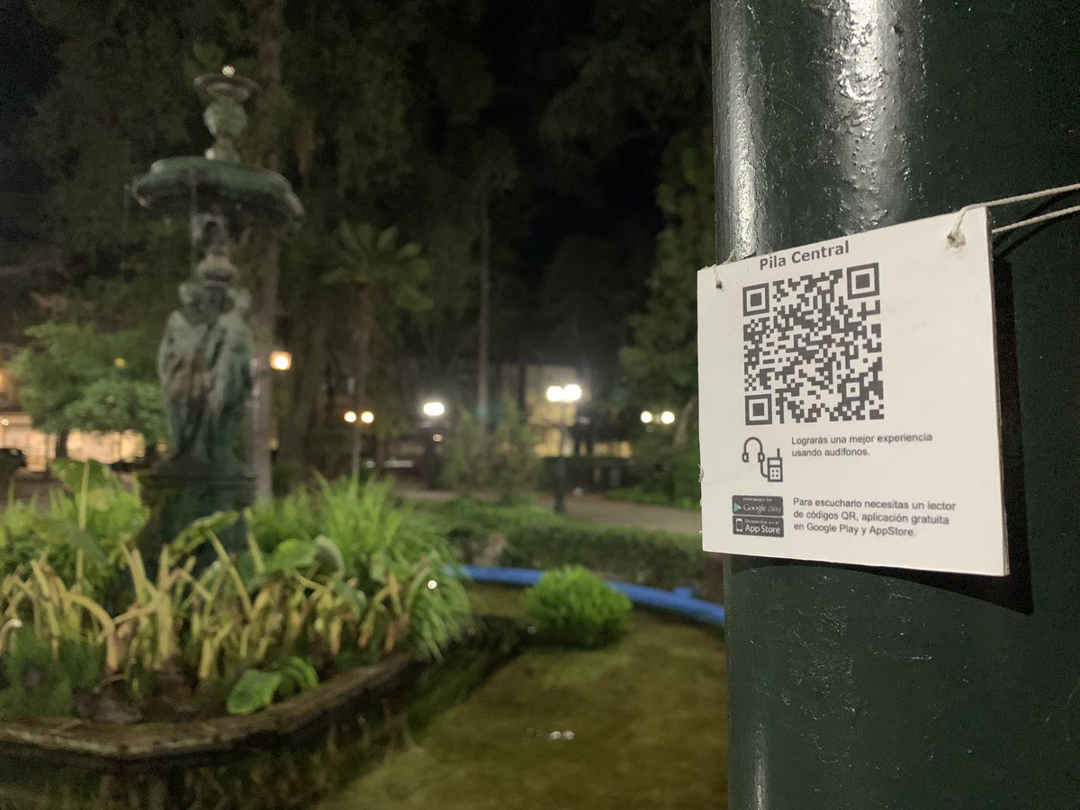 curicopedia's tweet photo. Audioguía en la plaza 🍇

Durante hoy estará disponible una audioguía de los objetos patrimoniales de en la plaza. Son relatos breves que te invitamos a reproducir desde tu teléfono.

Dale compartir y redescubramos nuestro patrimonio 💕

Feliz Aniversario #curico https://t.co/lnhdLnMk8L