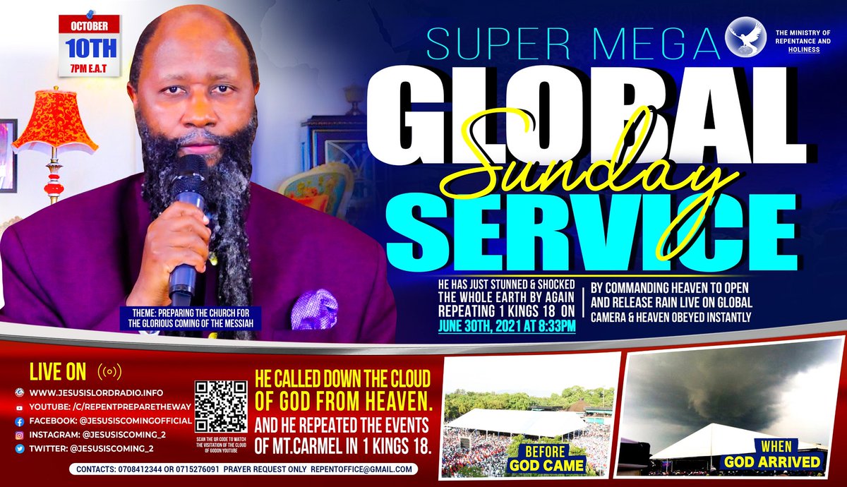 PicotyChelangat's tweet photo. MINISTRY OF REPENTANCE AND HOLINESS.
When you fall in your salvation and your refuse to return to the LORD in repentance then; that's when you introduce other gods into your life.
#ServiceInvitation https://t.co/8itVMvpuKk