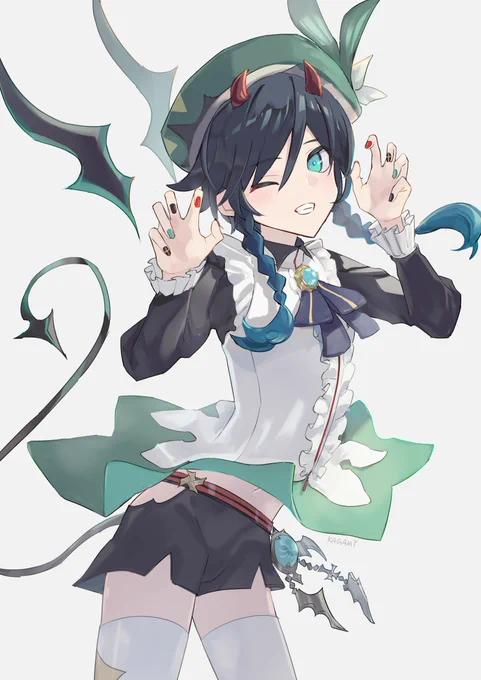 😈💚🎃 #原神 #venti #ウェンティ 