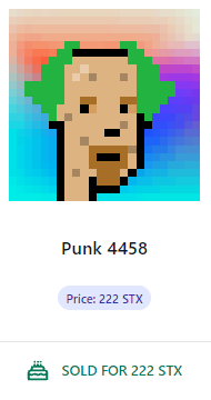 PunksOnStacks's tweet photo. Happy Sunday #StacksPunkers π
Some cool activity going on in the marketplace today, have look! π
Hoodie, Cowboy hat, VR glasses, Clown hair... π€ͺ
Do you have yours already? Take your pick! https://t.co/otith9Czab https://t.co/1TusrLKtDx