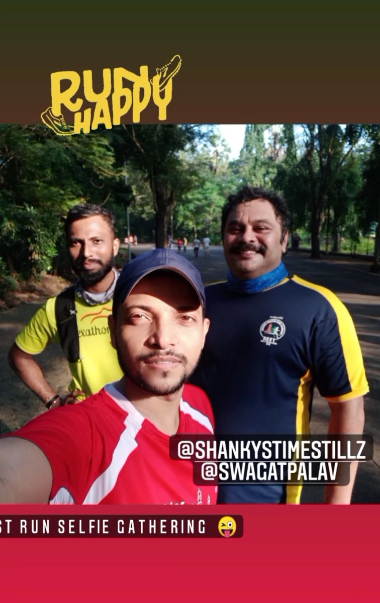 AadeshMore2's tweet photo. Post run selfie..

#run #twitter #buddies #nationalpark #friends #running #morning #morningvibes #sunday https://t.co/0PQgLarscx
