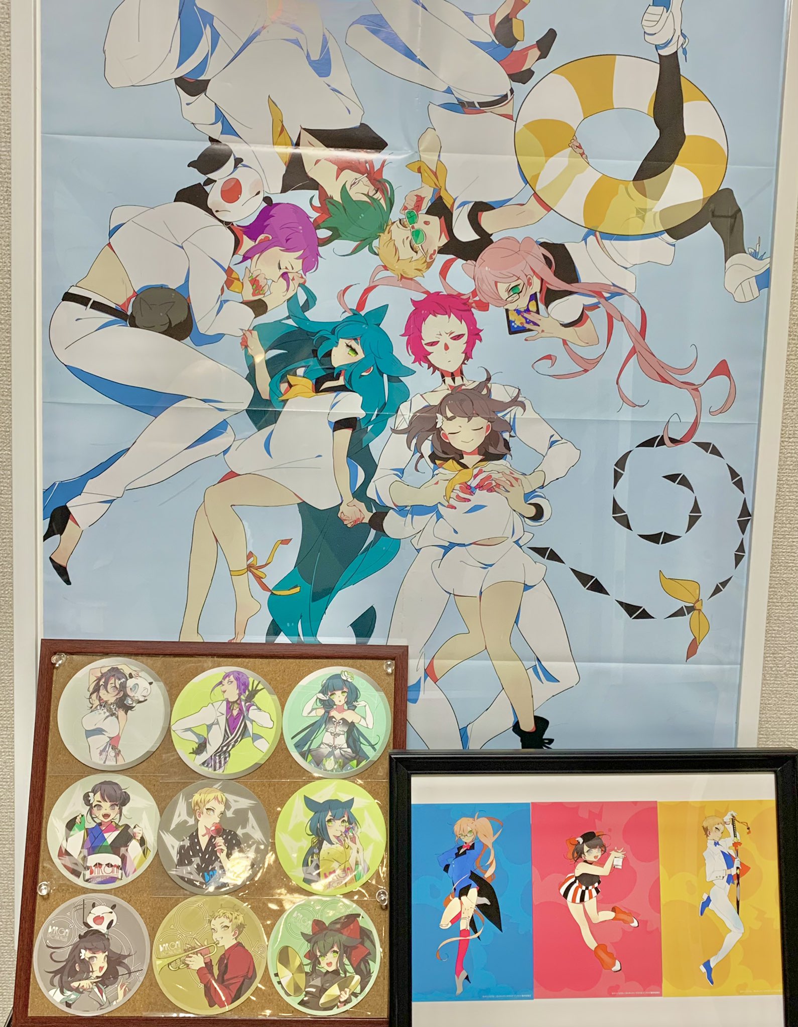かずら キナコ先生 Kamabokoita がキャラデザされたガッチャマンクラウズ の特大ポスターやっと飾れました キナコ先生の絵はどれも最高だけどあガチャクラは特に大好き 来年こそは立川バル再開してほしいなぁ T Co Brosplzisr Twitter