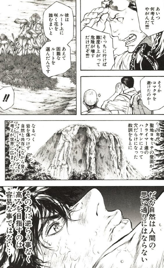 漫画 アニメ名言bot 自然は人間の思い通りにはならない その力に逆らう事なく高みを目指すのは容易な事ではない 二宮祐介 孤高の人 4937 T Co Xcd50unclq Twitter