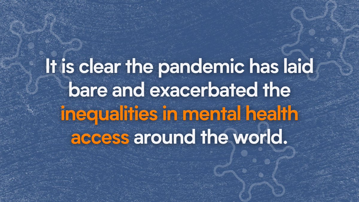 IASPinfo's tweet photo. The full impact of #COVID19 is yet unclear; however, it is clear the pandemic has laid bare &amp; exacerbated the inequalities in #MentalHealth access globally. There are areas where more work needs to be done as we strive for mental health care for all. #WorldMentalHealthDay https://t.co/OgIGA6QzAj
