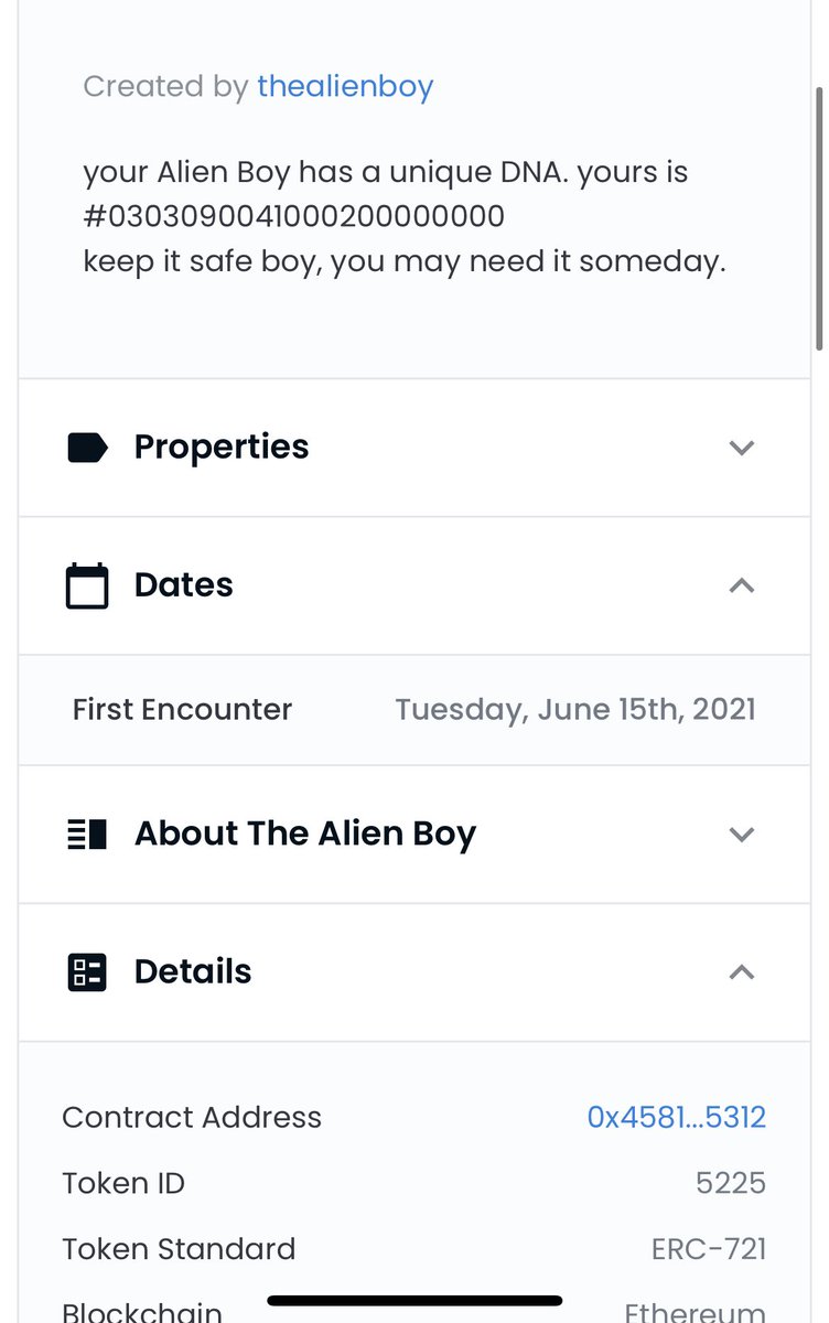 well just in case you didn't know, aliens are also on-chain (check “first encounter”) it’s the exact date when you minted and it’s used in the randomization of the next 50/50 drop (mixed with pi number) 
aliens don’t like to occupy the blockchain with garbage.
