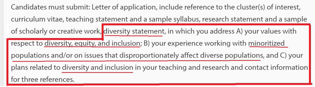 CBHeresy's tweet image. This is what ideological screening in education looks like. This is how the Woke uses gatekeeping to maintain institutional capture.