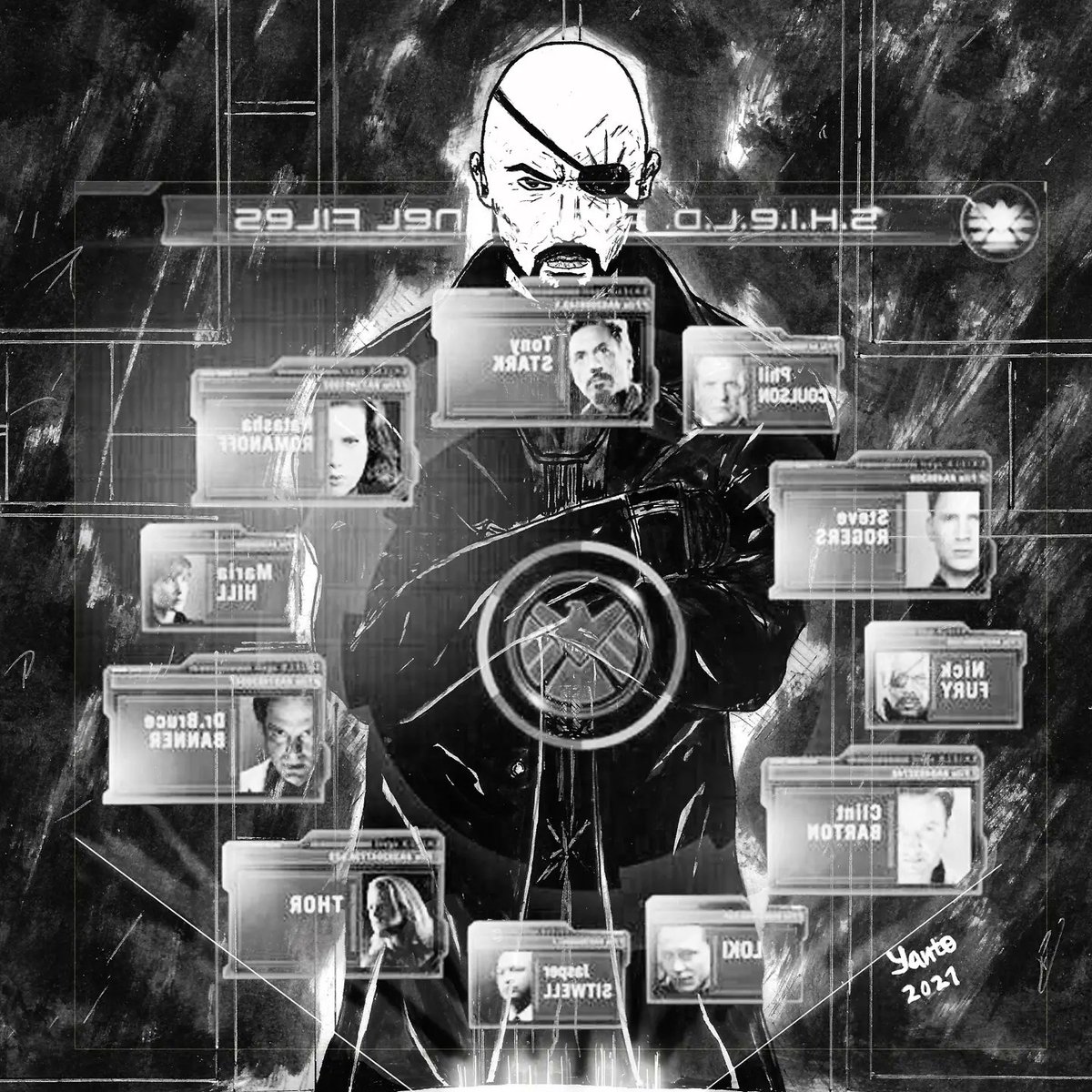 YantonoLiong's tweet photo. Day 10 of my Inktober. Colonel Nicholas "Nick" Fury is the head of the meta-human regulation organization known as S.H.I.E.L.D. in Marvel.
#marvel #marvelcomics #avengers #nickfury #nicholasfury #clolonelfury #shield #agentofshield #inktober #inktober2021 #inktoberday10 https://t.co/QW96THaELD