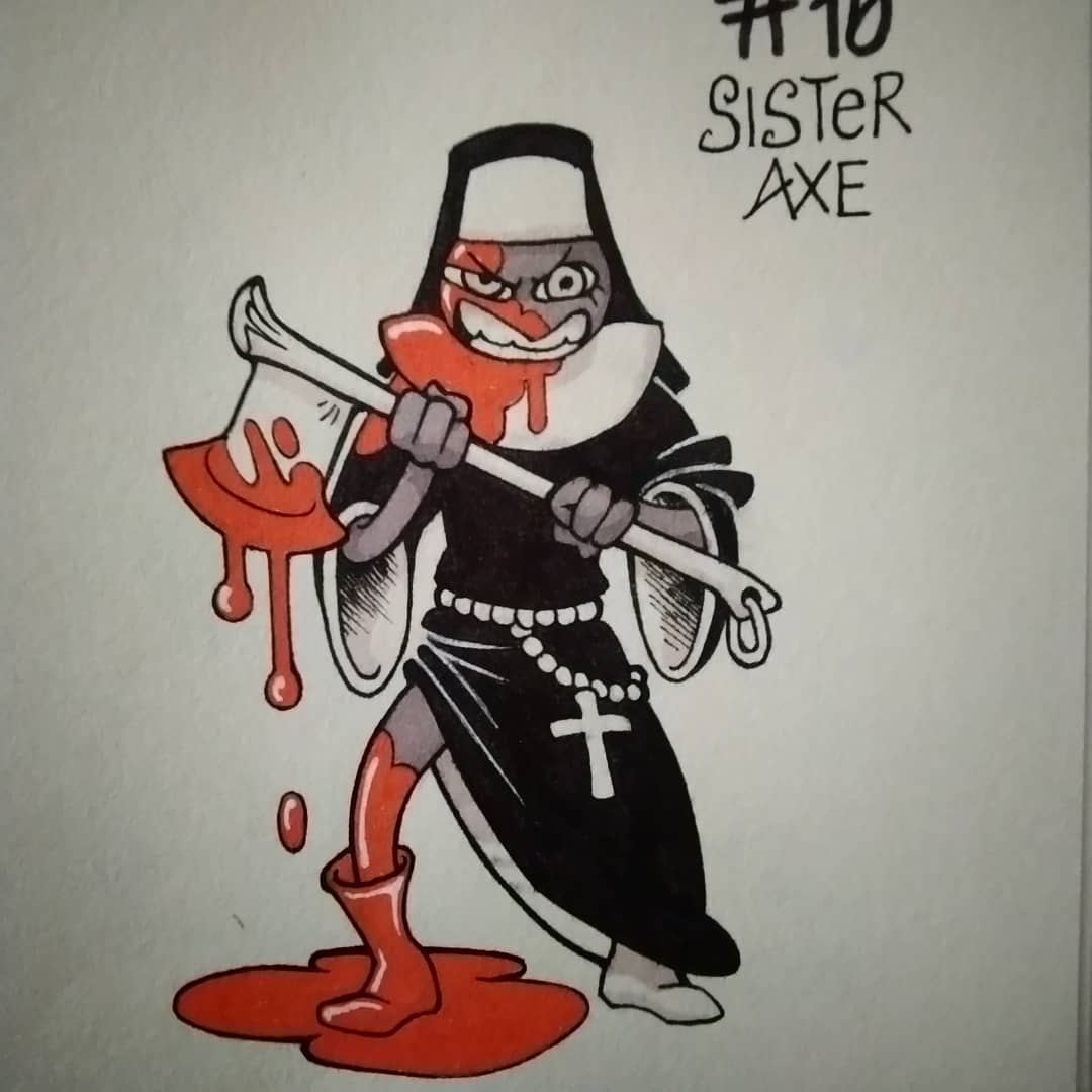 HOLY SMOKES I'm late. Late late late with the posting. But I did draw them! So today a pluri-post XD

#drawlloween #Drawlloween2021