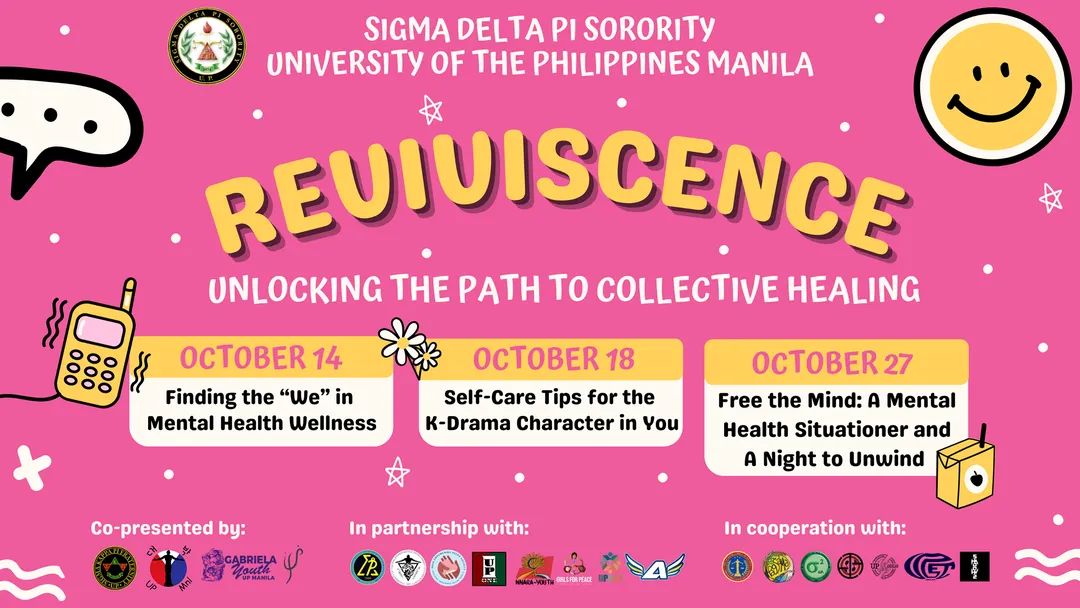 editmanila's tweet photo. For decades, the Sigma Delta Pi Sorority has been active in its advocacy for mental health awareness through by significantly contributing in breaking the stigma through the organizing of different programs and projects that address these issues. (1/3) https://t.co/fImRBEFKF5