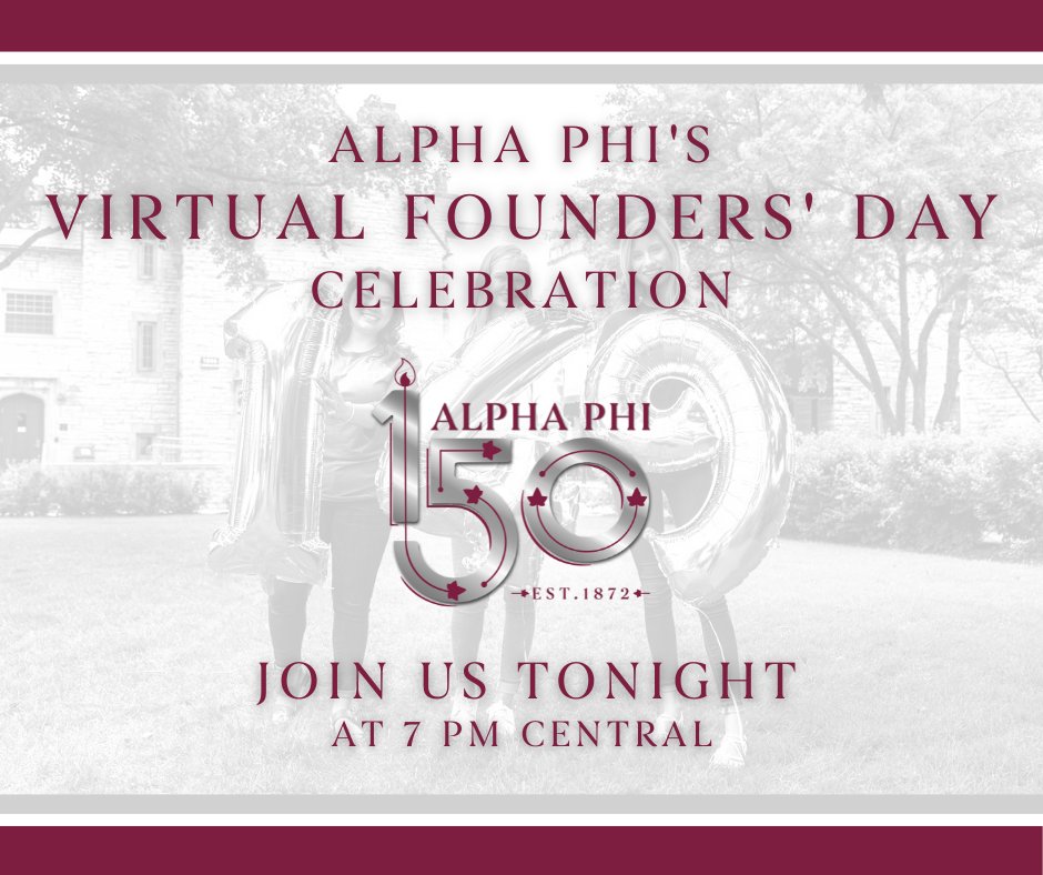HAPPY FOUNDERS' DAY! 🎉

While we have been looking ahead to our 150th anniversary, we must marvel in the incredible achievement that we have all played a role in. Be sure to join us this evening and celebrate 149 years of our incredible Fraternity!

facebook.com/events/2056078…