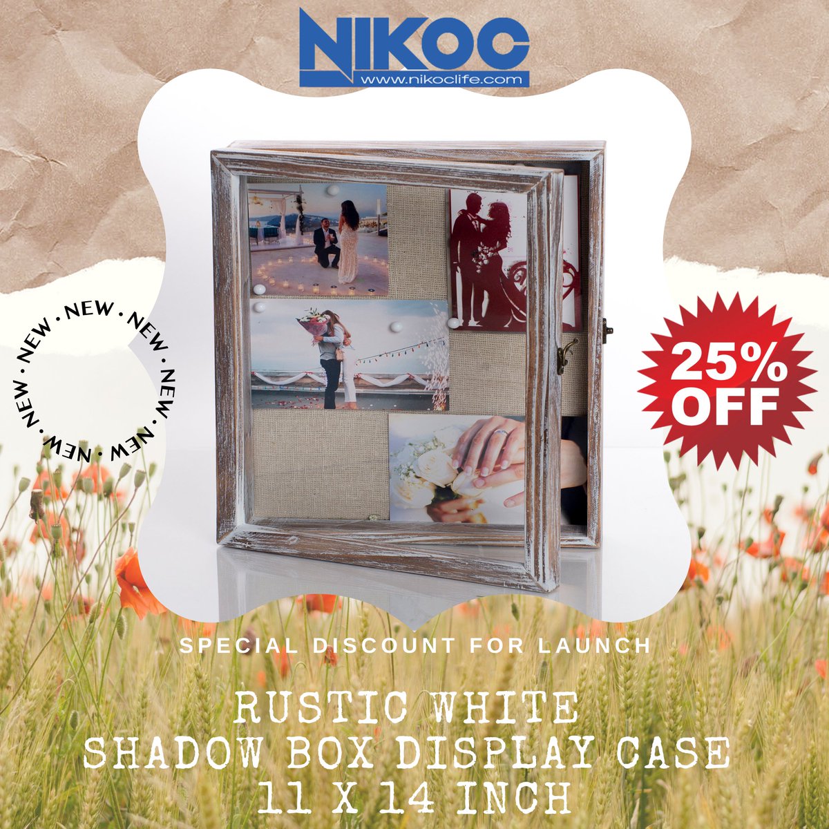 nikoclife's tweet photo. Rustic White Shadow Box Display Case 11x14 Inch
$25.99
Rustic White Shadow Box Display Case 11x14 Inch Wood Shadow Box Picture Frame with Linen Back Memorabilia Medals Flowers Magazine Graduation Wedding Baby Memory Box for Keepsakes https://t.co/M5c6sVcIsu