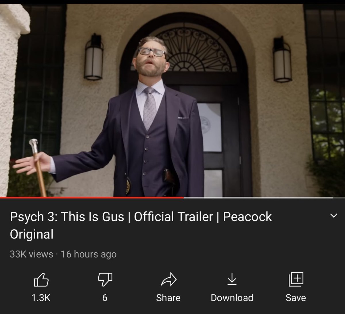 Dracybear's tweet photo. Looking sharp Mr Omundson sir you scrub up well very excited for this movie @Omundson @PsychPeacock #sharp #Lassie #suiteup https://t.co/f3BvhwhSUv