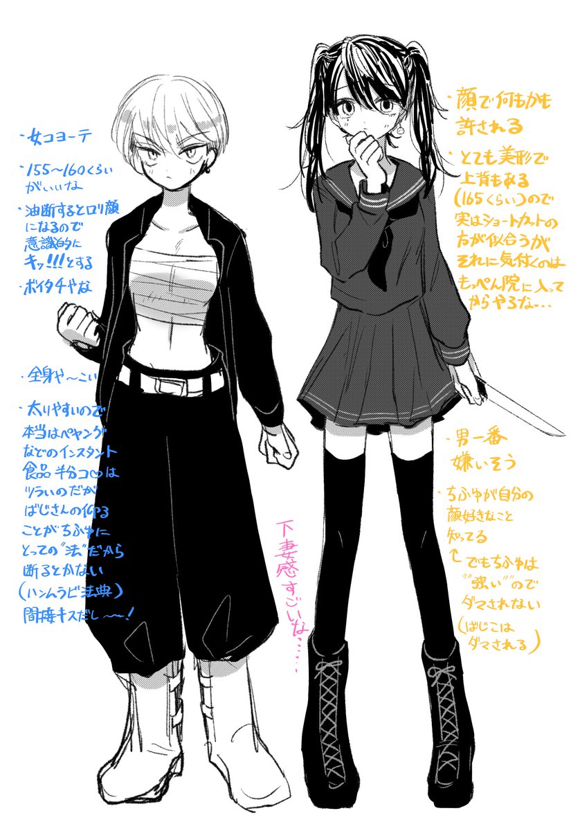 今女体化百合の"時節"が来ているのでマイバジとふゆとらの落書きを叫ばせて… 