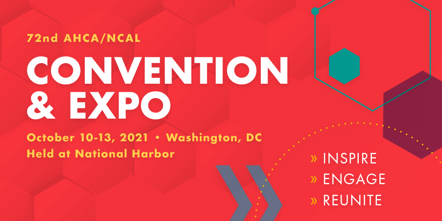 ahcancal's tweet photo. We couldn’t be more excited to kick off our 72nd Annual Convention and Expo at National Harbor. Follow along on all social platforms using #AHCANCAL21 for all the news and celebrations from the event. https://t.co/PANGReKpAC