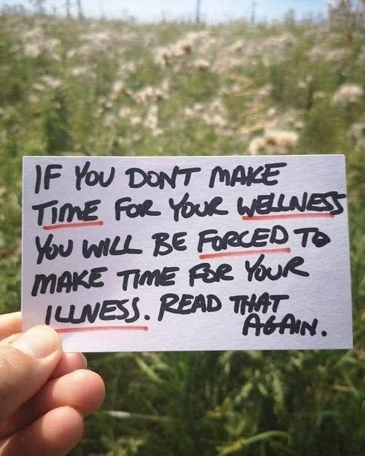 A wee message on
#WorldMentalHealthDay