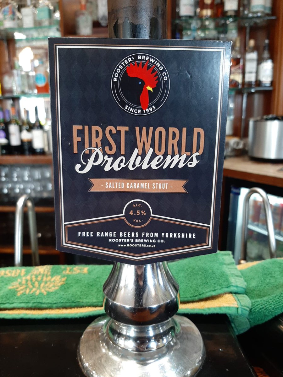 TheSportsmanHud's tweet image. We&apos;ve got first world problems 😂.... 

A deliciously complex, smooth and decadent stout, brewed with the addition of salted caramel 😋