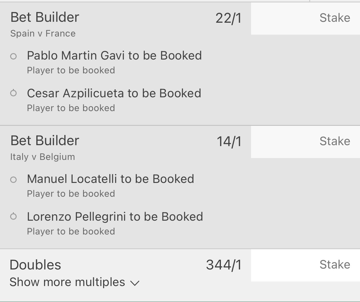 A couple of double doubles using educated guesses for the line ups tonight 👍🏼

Only longshots for fun as usual.

Good luck if you're on 🤞🏼

18+ gambleresponsibly