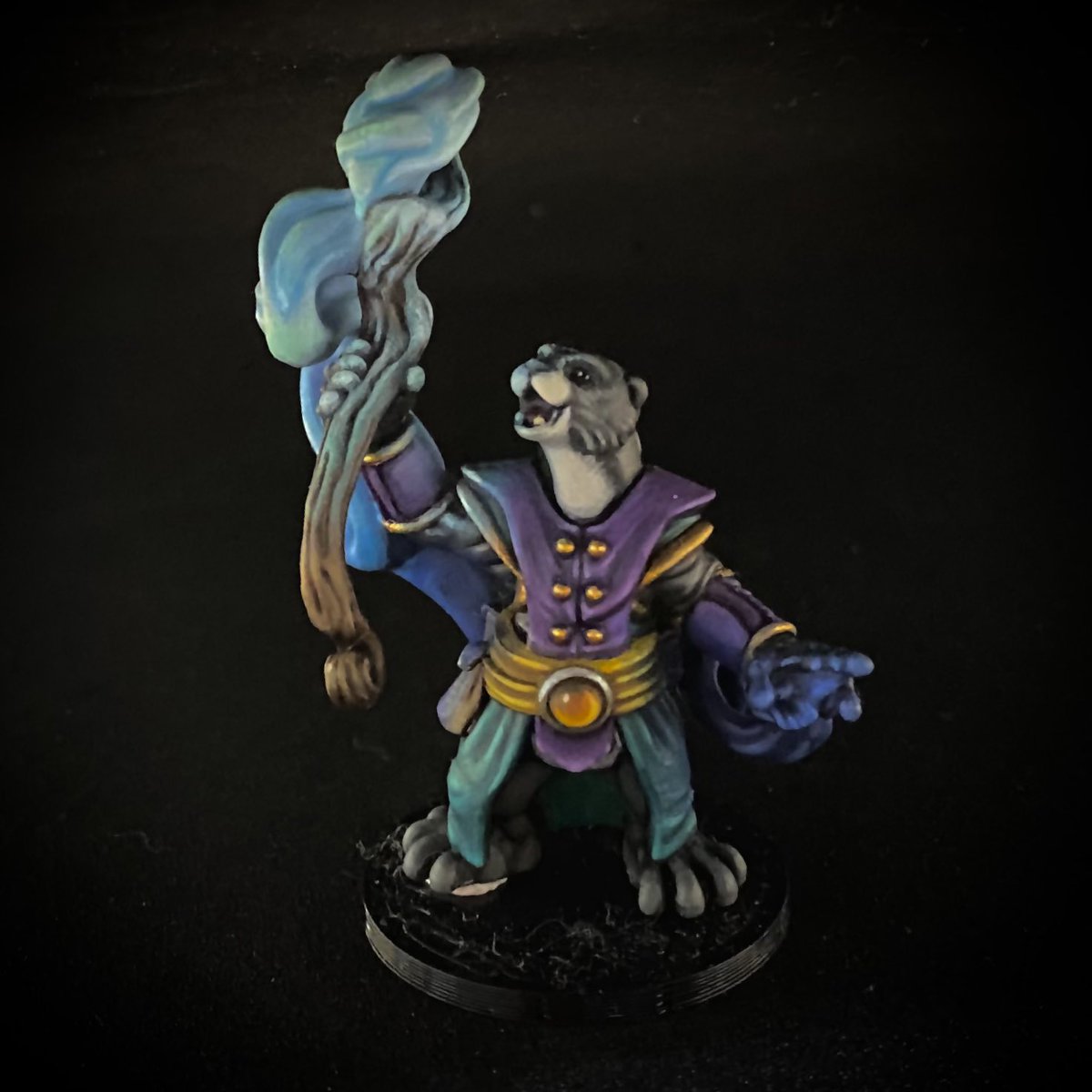 カワウソさん完成じゃー！
かわええのぉ〜

#hotgoblin
#paint
#ミニチュア