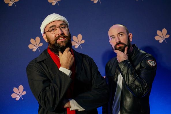 Bertrand Desrochers i Darragh Carey, twórcy filmu Opowieść z Brixton, podczas polskiej premiery i spotkania z warszawską publicznością
Bertrand Desrochers and Darragh Carey, the directors of A Brixton Tale, at the Polish premiere and meeting with the Warsaw audience

 #37wff