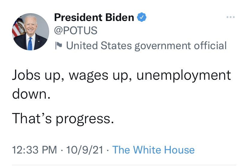 That wouldn’t happen to have anything to do with reopening businesses, easing restrictions, and federal UC benefits ending, now would it? 🙄
#CorrelationIsNotCausation
#Misinformation
#MisleadingContent