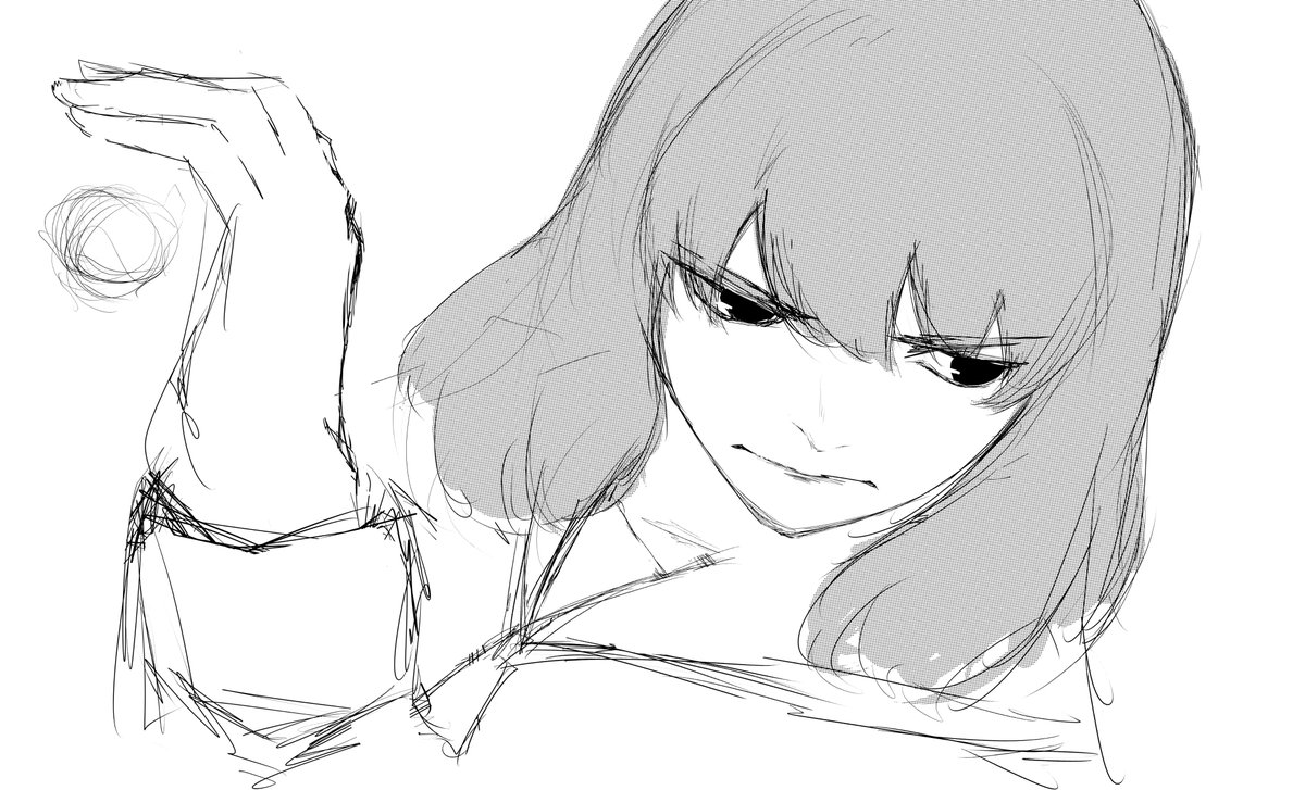 いろいろなポーズを いろいろな角度で描きたい イラスト オリジナルキャ 浸流野テルキの漫画