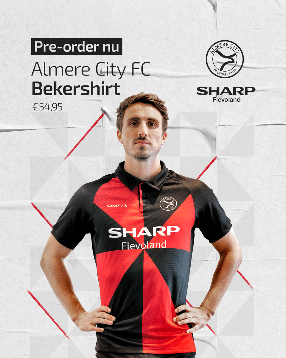 AlmereCityFC's tweet image. 👕 | De huidige voorraad bekershirts is uitverkocht!

Echter niet getreurd, je kunt vanavond nog een pre-order plaatsen bij de fanstore in het Yanmar Stadion.

Let op: levering rond 1 december!

#almgra #AlmereCity @SharpBPAlmere