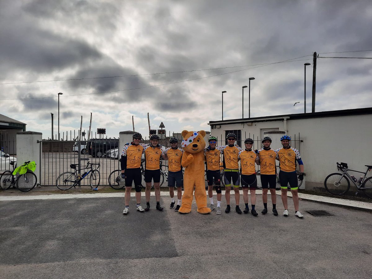 A few of my “brave” colleagues are embarking on a 274 mile!!! Charity Bike Ride in support of Children In Need.