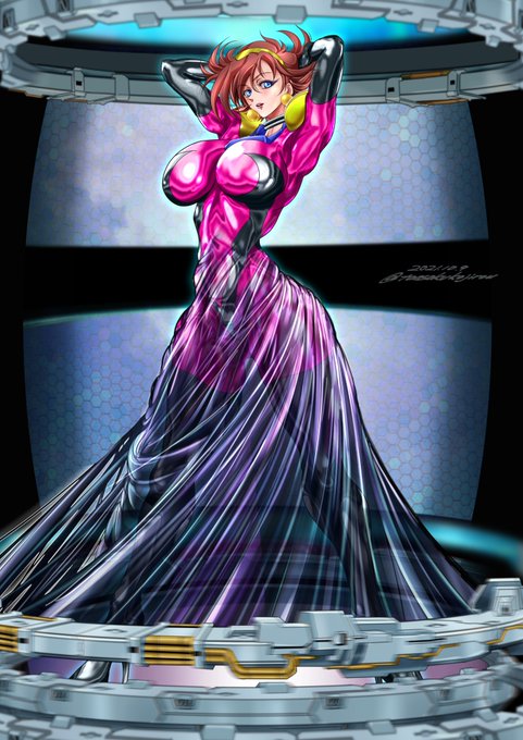 skeb依頼絵 納品させていただきました〜
「Gガンダム・レインミカムラのファイティングスーツ装着シーン」です。ちなみにGガン・Fスーツネタの依頼は三度目ですが今回はエロい要素は少なめです。(ま、差分でヌードも描きましたが・・w)
https://t.co/CI0h9iIdmm
 #Gガンダム 