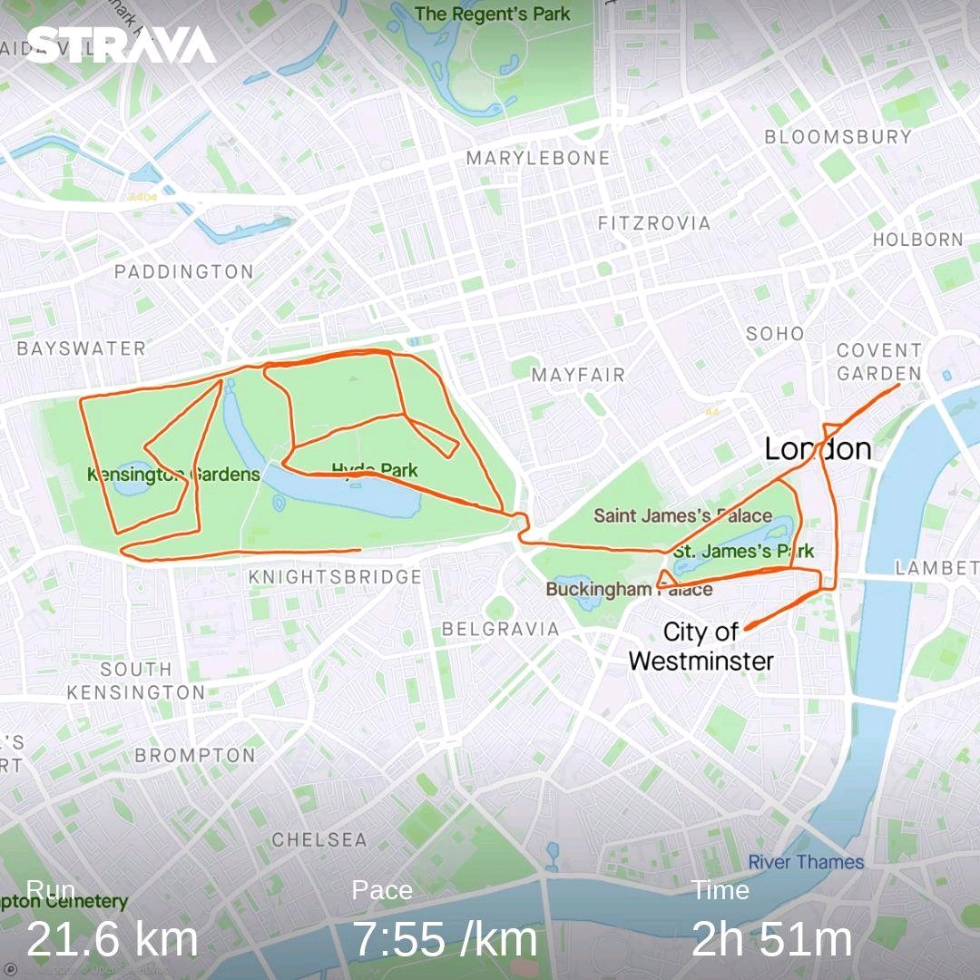 ThomasFTurrell's tweet image. Done 🥳🥳 managed to just beat my 3 hour target coming in at 2.50. 

Still time to sponsor me and help raise money for @StChrisHospice at  uk.virginmoneygiving.com/fundraiser-dis… @RoyalParksHalf #rungreen