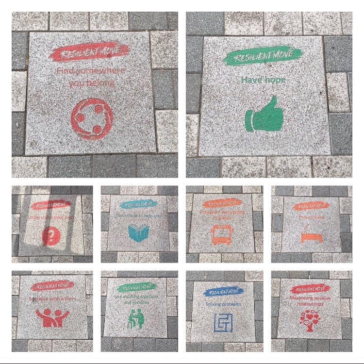 BlackpoolBIDS's tweet photo. Because today is #worldmentalhealthday, maybe have a stroll up Talbot Road where you'll find the #ResiliencePathway, helping to promote positive mental health.
Created in 2019 by @HSBLACKPOOL https://t.co/c7JHcOQEZd