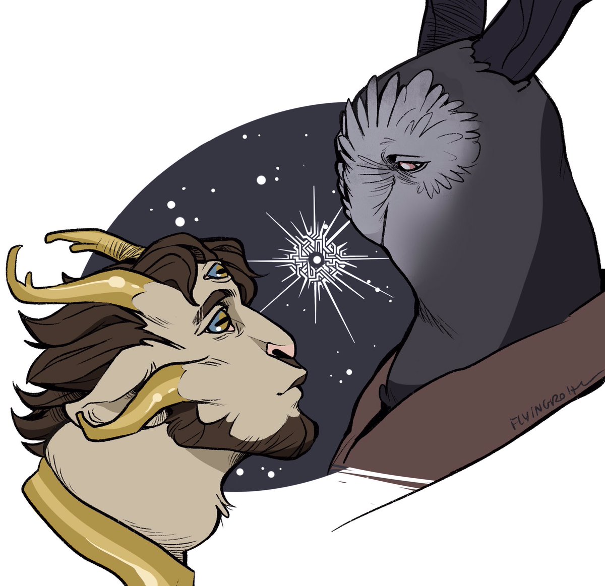 「I did an Outer Wilds / Hannigram crossov」|☁️FlyingRotten☁️のイラスト