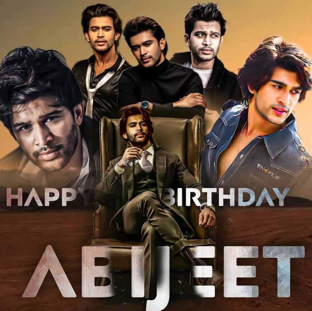 #HappyBirthdayAbijeet 
Really felt very Happy my dear fellow #Abijeetians the way u guys showing the love is ❤️.we guys proved that This fandom stays long
Not because he is titile winner but for the character he Has many #BiggBossTelugu5 
Will come nd go but @Abijeet stays unique