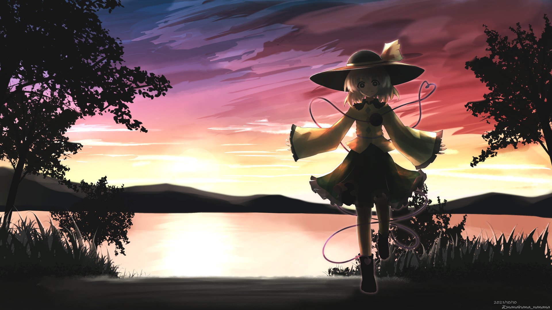 那奈はな 夕日 東方project 古明地こいし T Co Phcjnvqzvf Twitter