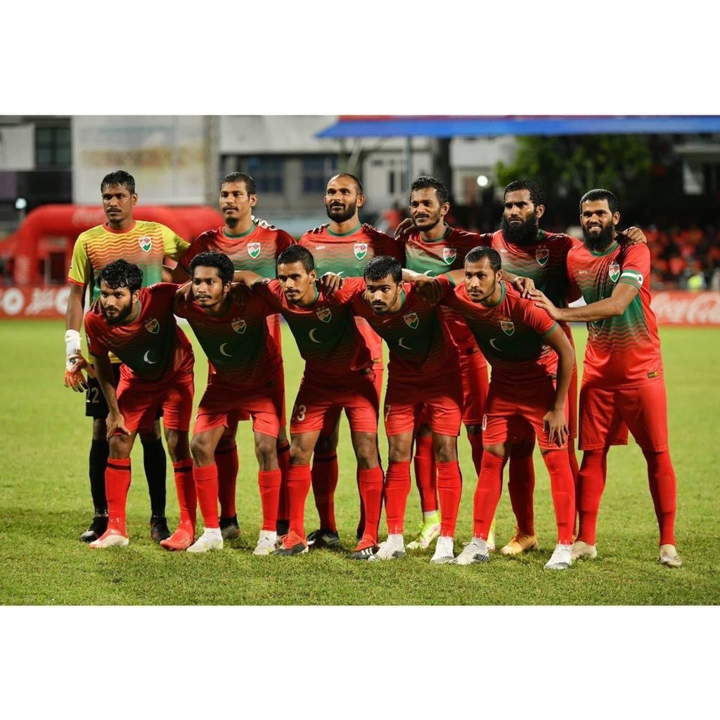 Saabahey saabahey, Dhivehi Qawmee team ah saabehey #RedSnappers #SAFF2021 @maldives_team 🇲🇻