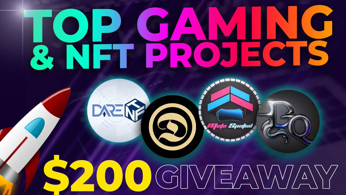 bitcoin_duniya's tweet photo. Top #Gaming &amp; #NFT Project's for October month !!
 
@darenft - 13 Oct 
@DefinaFinance - 11 Oct
@MetaSpatial_io - TBA 
@DreamsQuestNFT - 15 Oct

Must Watch Full video👇
https://t.co/7DTZ53jrQ8 https://t.co/1V7IAFaLZD