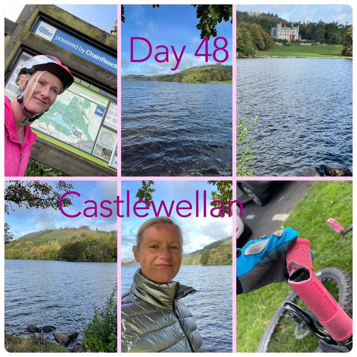 hurdler400m's tweet photo. Day 48 on the MTB @castlewellanforestpark Managed to hit a tree 🌲 and wreck my grip. Not sure where the tree came from 😆 #mtbnewbie #mtblife #foresttrail #tryingnottofall #breathe  #getoutinnature https://t.co/6EjACSC6F2