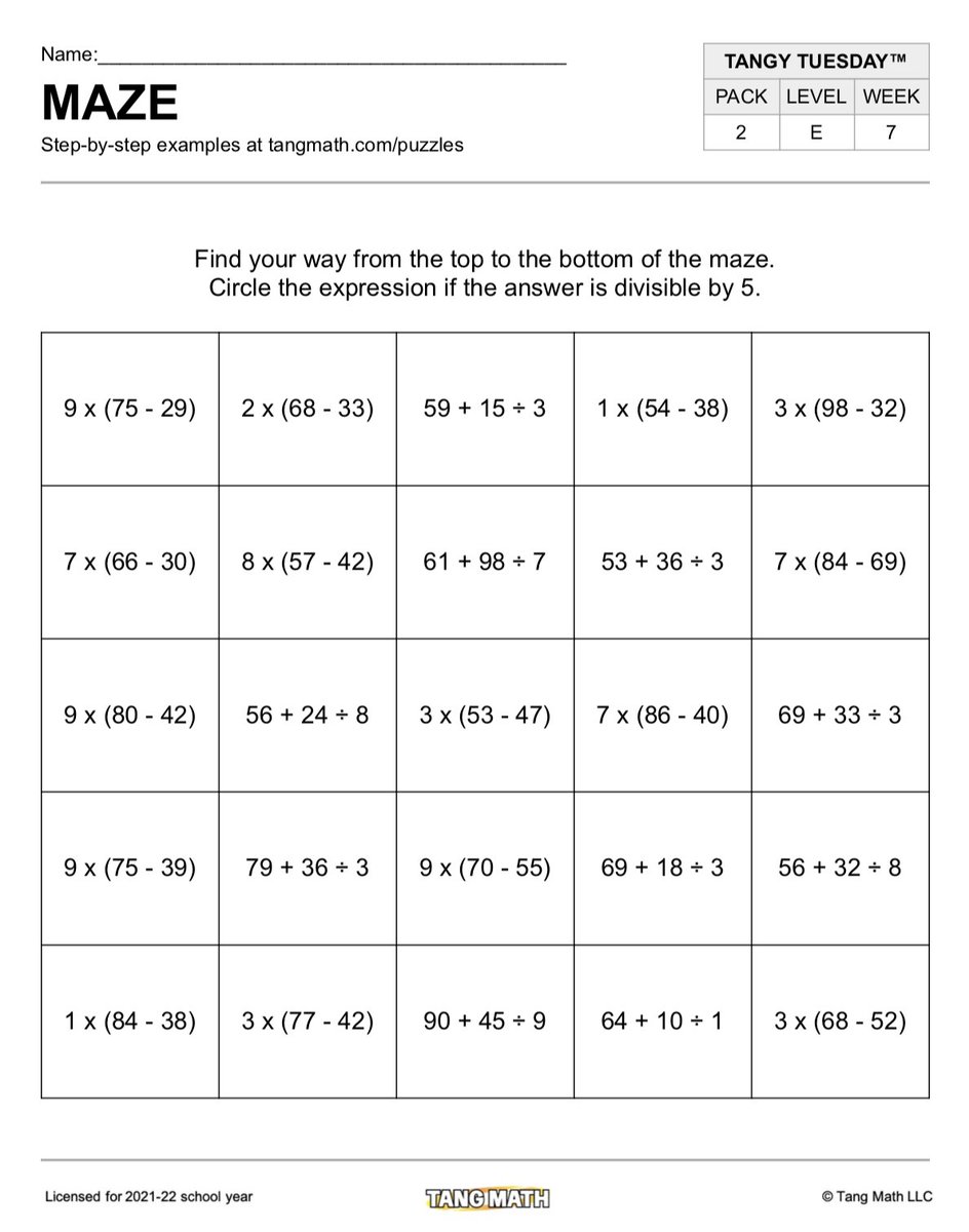 When some see our Maze puzzles, they dismiss them. They want activities that teach "reasoning," "problem-solving," "have high DOK," "make kids brains grow!" Yikes. These puzzles are all about number sense &amp; reasoning. And by the way, develop computational skills at the same time!
